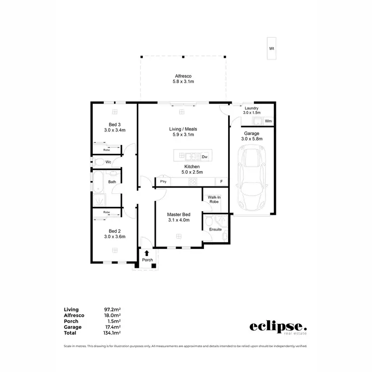 Floorplan of Homely house listing, 2 Johnson Street, Pooraka SA 5095