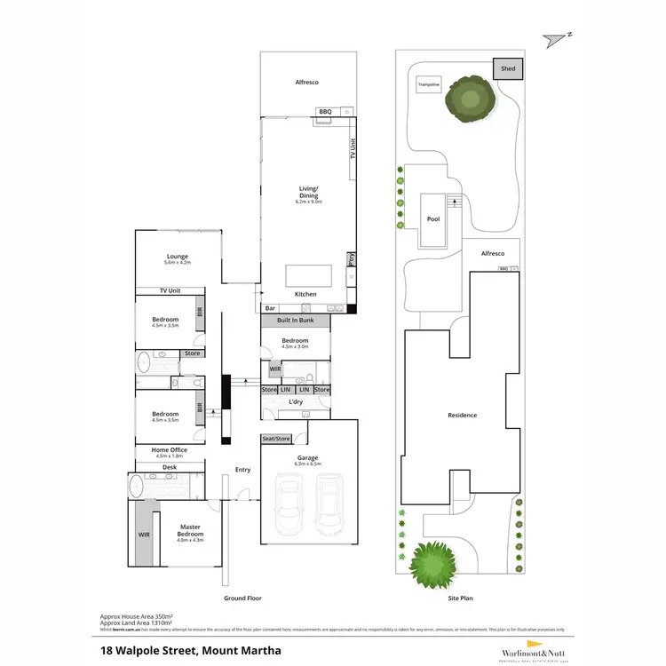 Floorplan of Homely house listing, 18 Walpole Street, Mount Martha VIC 3934