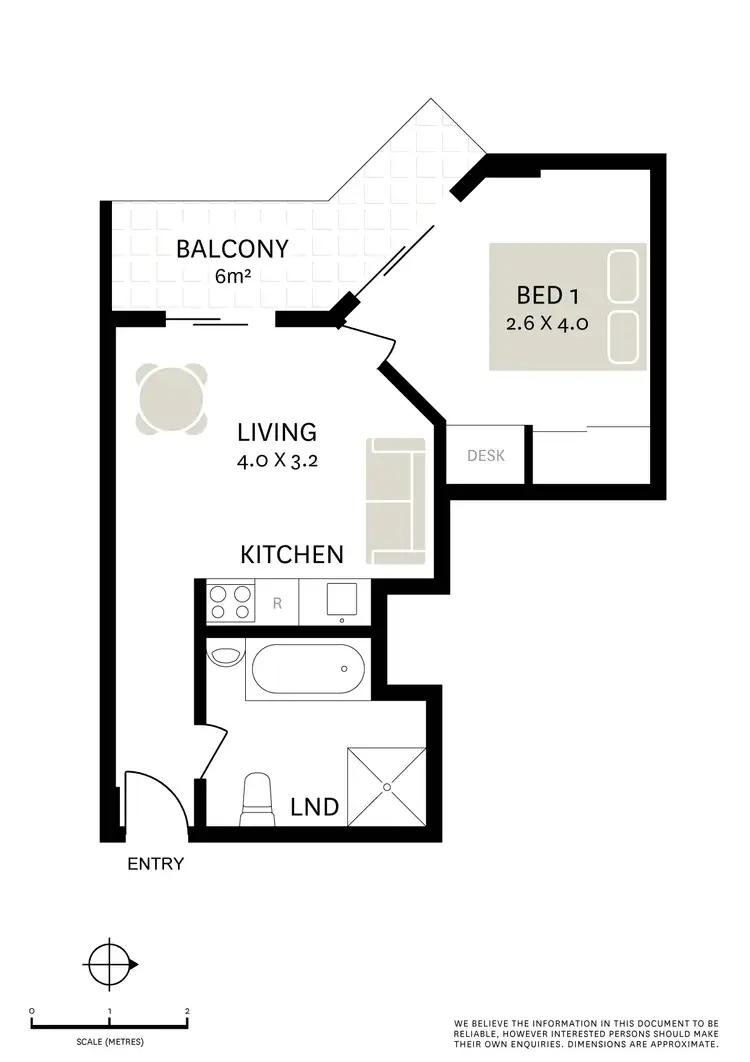 Floorplan of Homely apartment listing, 17/220 Goulburn Street, Darlinghurst NSW 2010