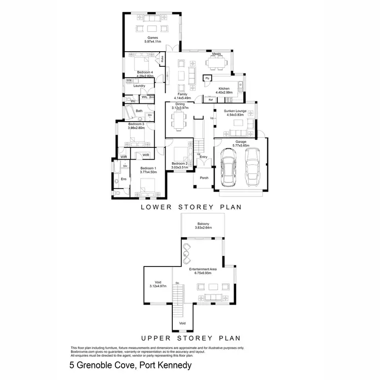 Floorplan of Homely house listing, 5 Grenoble Cove, Port Kennedy WA 6172