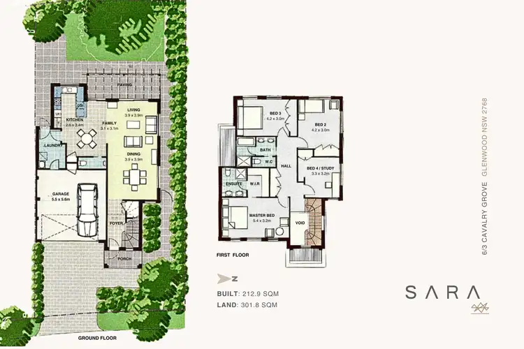 Floorplan of Homely house listing, 6/3 Cavalry Grove, Glenwood NSW 2768