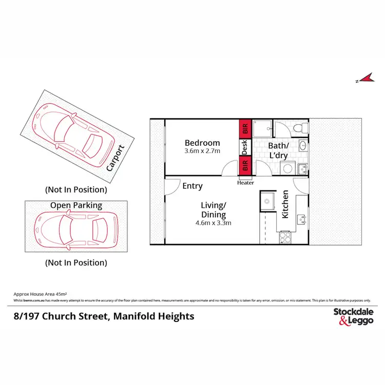 Floorplan of Homely unit listing, 8/197 Church Street, Manifold Heights VIC 3218