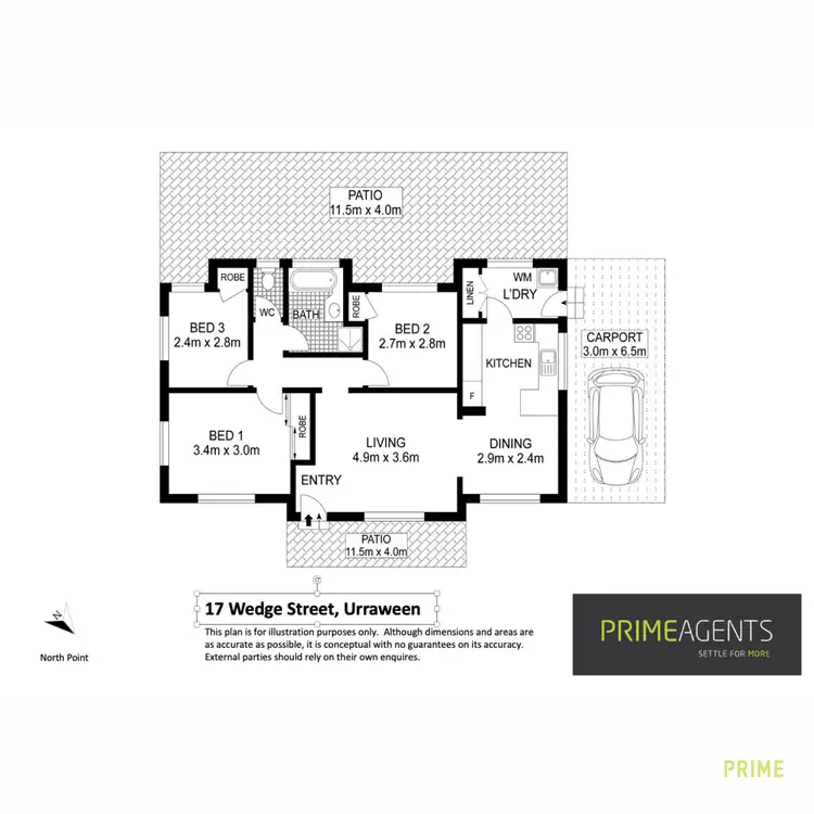 Floorplan of Homely house listing, 17 Wedge Street, Urraween QLD 4655