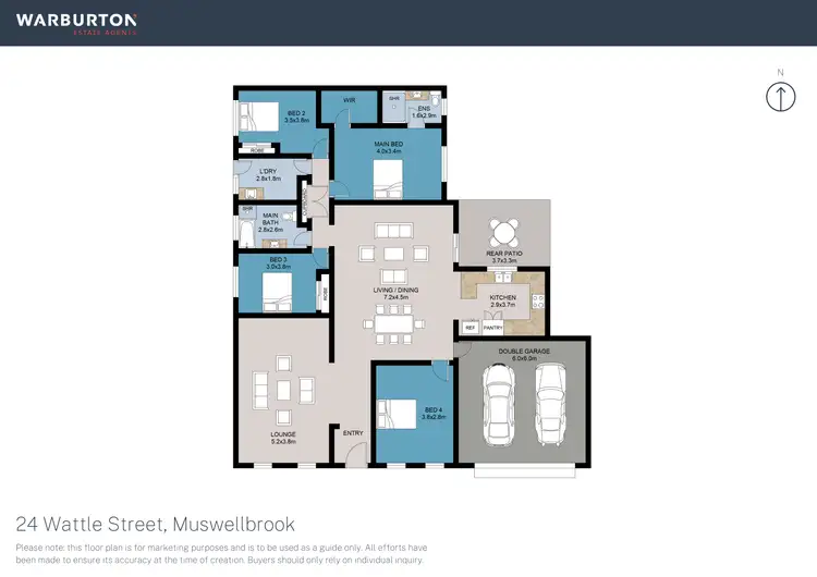Floorplan of Homely house listing, 24 Wattle Street, Muswellbrook NSW 2333