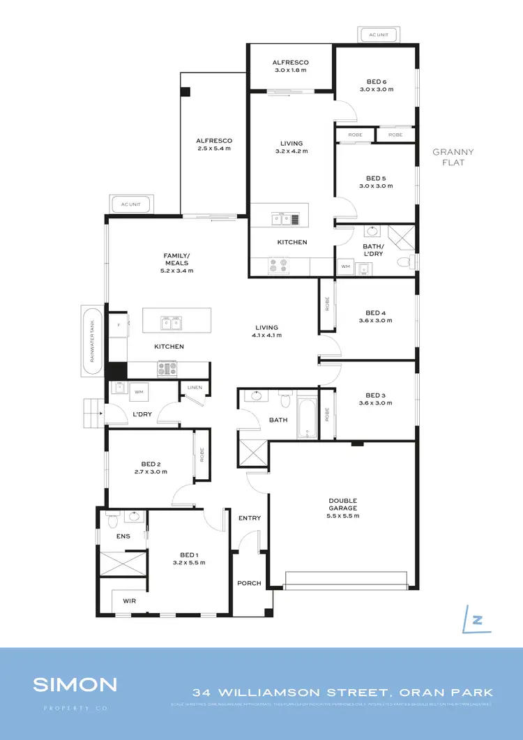 Floorplan of Homely house listing, 34A and 34B Williamson Street, Oran Park NSW 2570