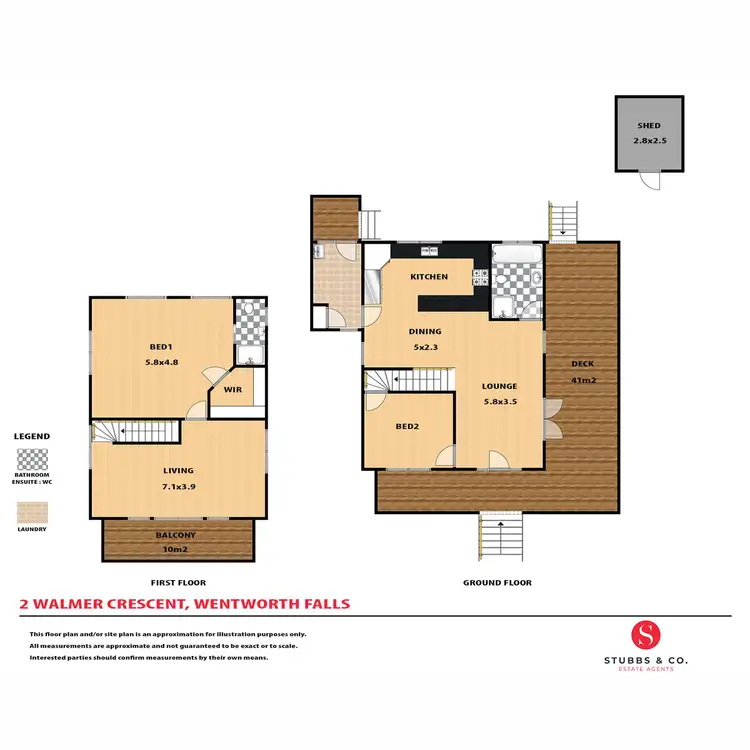 Floorplan of Homely house listing, 2 Walmer Crescent, Wentworth Falls NSW 2782