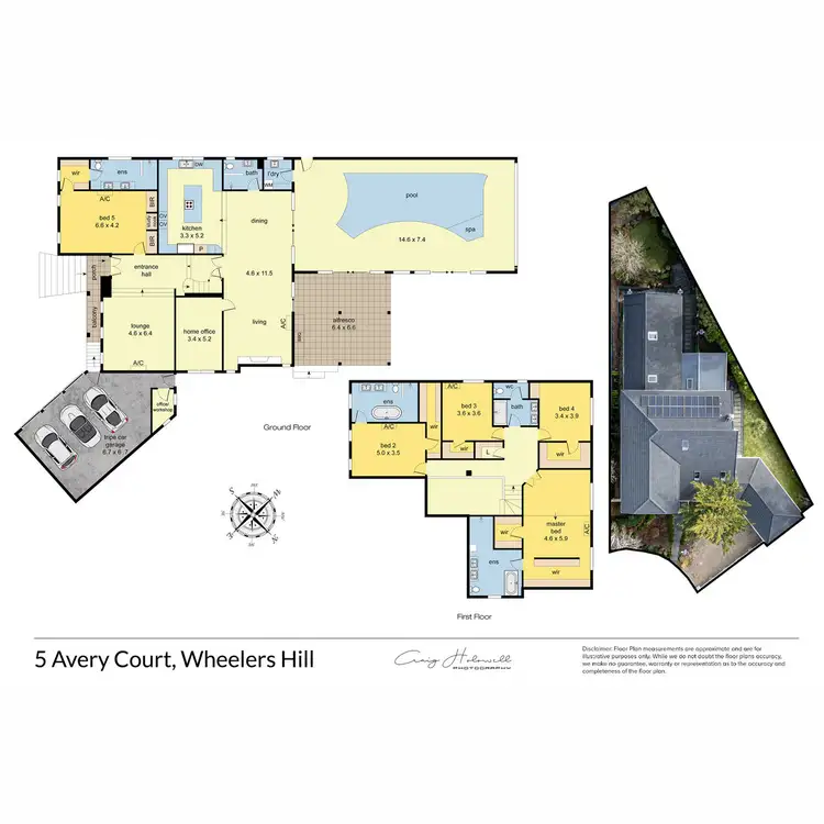 Floorplan of Homely house listing, 5 Avery Court, Wheelers Hill VIC 3150