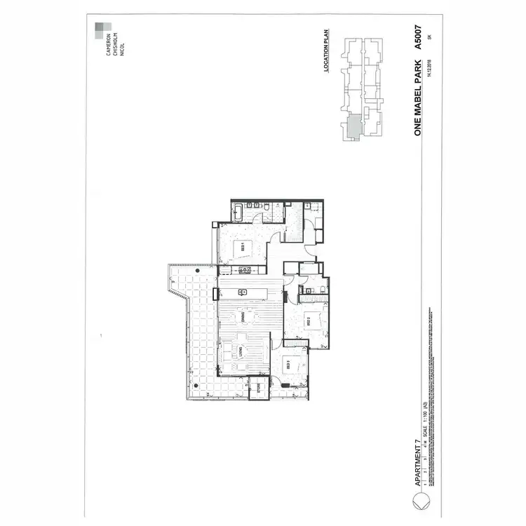 Floorplan of Homely apartment listing, 101/22 Pollen Grove, Jolimont WA 6014