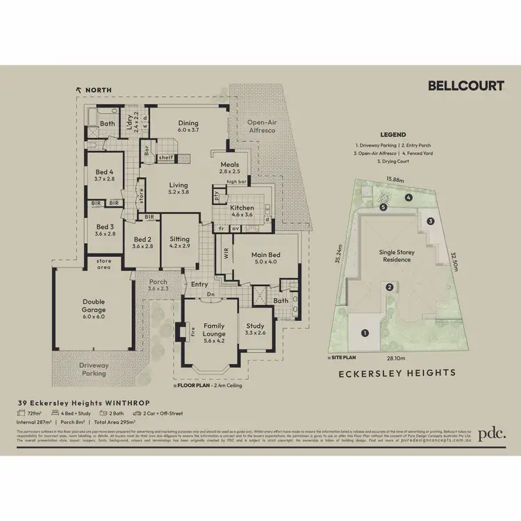 Floorplan of Homely house listing, 39 Eckersley Heights, Winthrop WA 6150