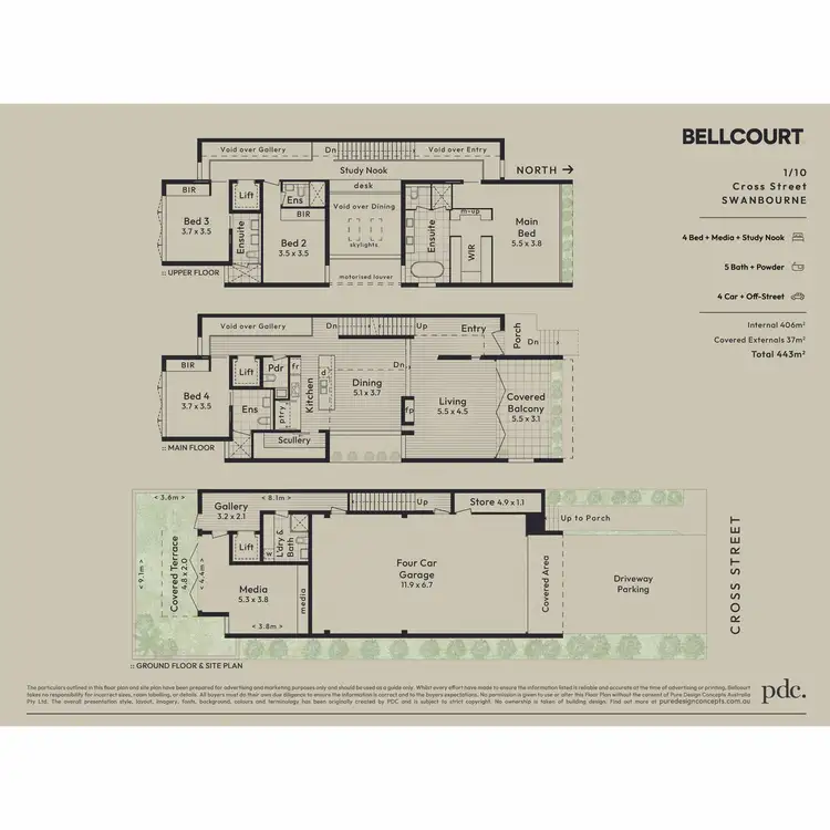 Floorplan of Homely house listing, 10 Cross Street, Swanbourne WA 6010