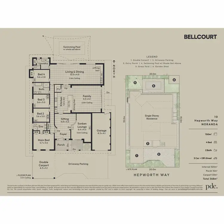 Floorplan of Homely house listing, 10 Hepworth Way, Noranda WA 6062