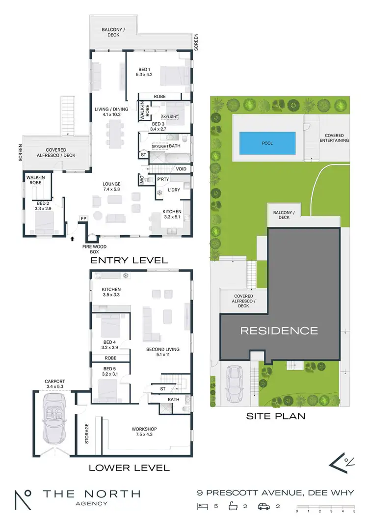 Floorplan of Homely house listing, 9 Prescott Avenue, Dee Why NSW 2099