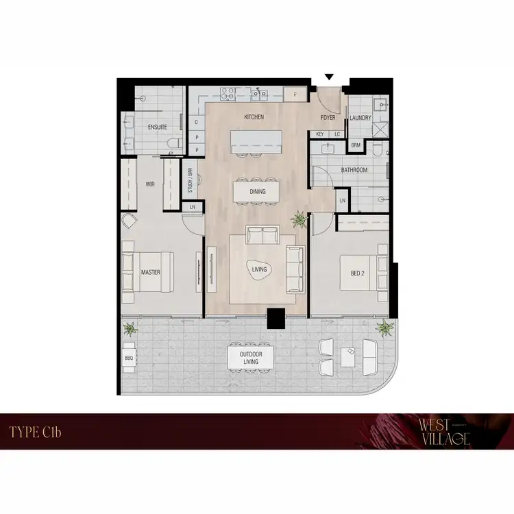 Floorplan of Homely apartment listing, 309/200 Karrinyup Road, Karrinyup WA 6018
