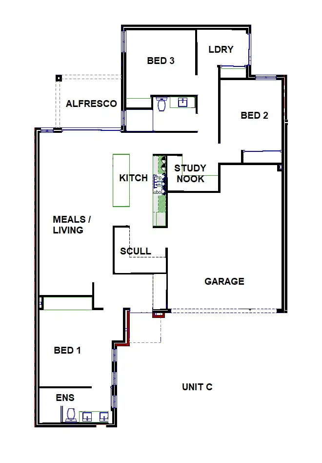 Floorplan of Homely house listing, 11c Peters Place, Morley WA 6062