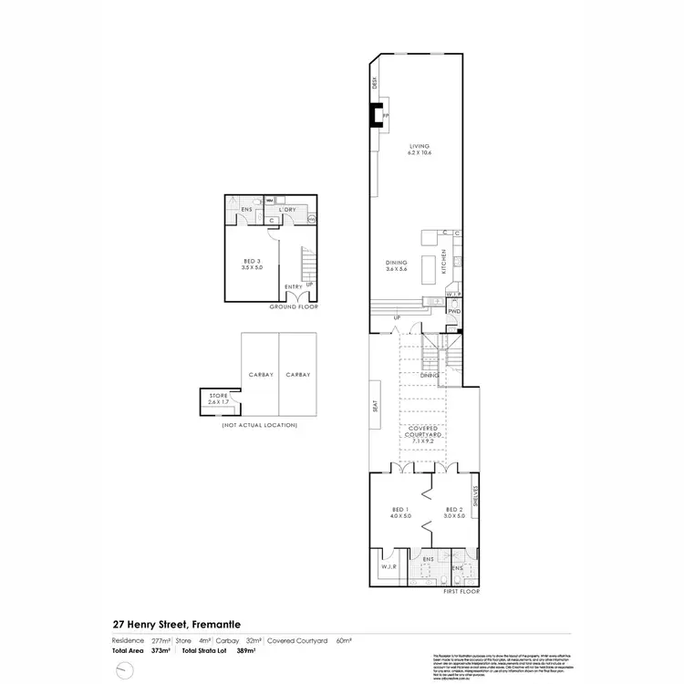 Floorplan of Homely house listing, 27 Henry Street, Fremantle WA 6160