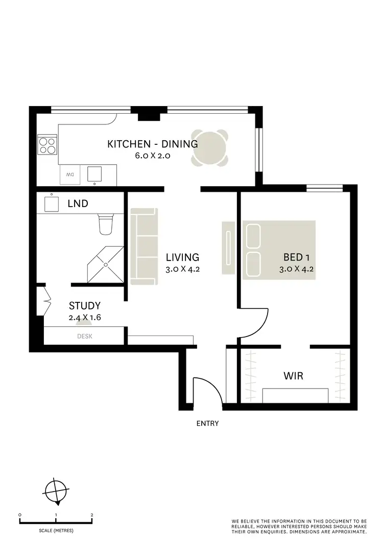 Floorplan of Homely apartment listing, 4/198-200 Forbes Street, Darlinghurst NSW 2010