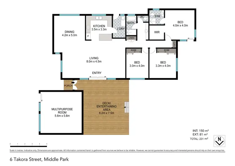 Floorplan of Homely house listing, 6 Takora Street, Middle Park QLD 4074