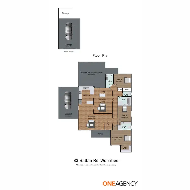 Floorplan of Homely house listing, 83 Ballan Road, Werribee VIC 3030