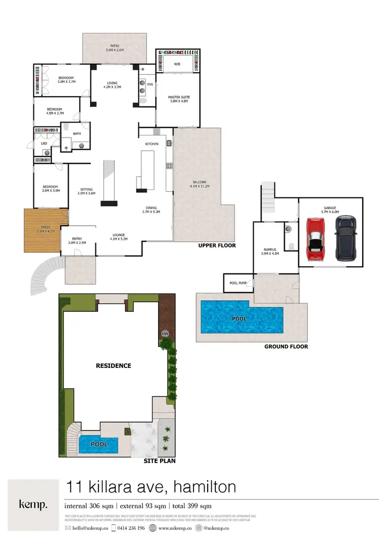 Floorplan of Homely house listing, 11 Killara Avenue, Hamilton QLD 4007