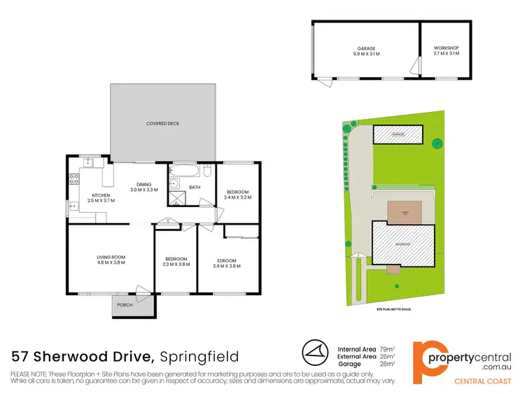 Floorplan of Homely house listing, 57 Sherwood Drive, Springfield NSW 2250