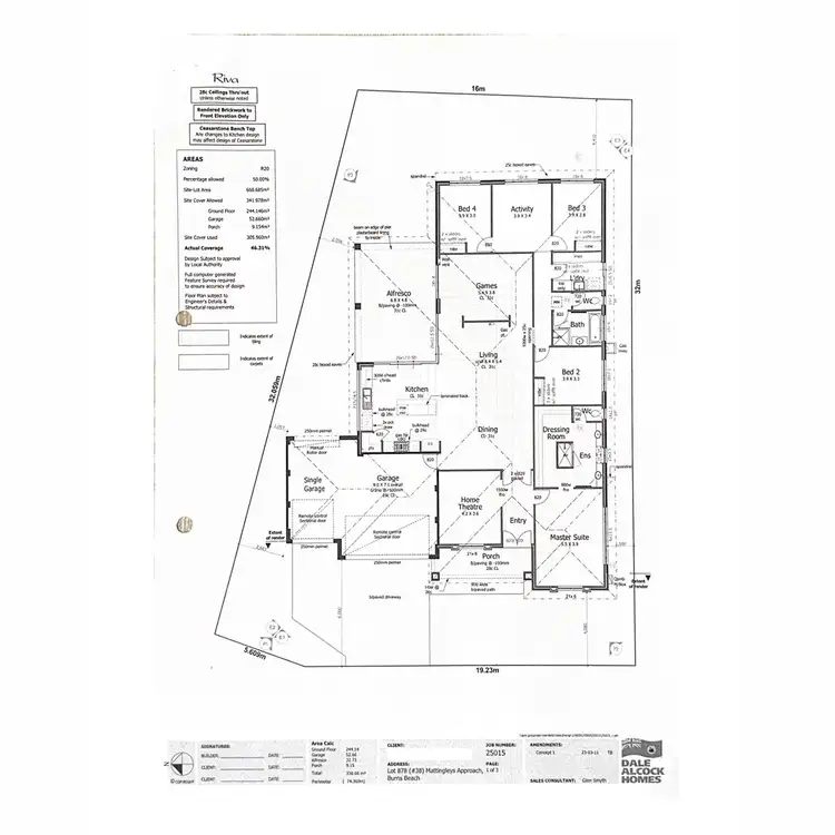 Floorplan of Homely house listing, 38 Mattingleys Approach, Burns Beach WA 6028