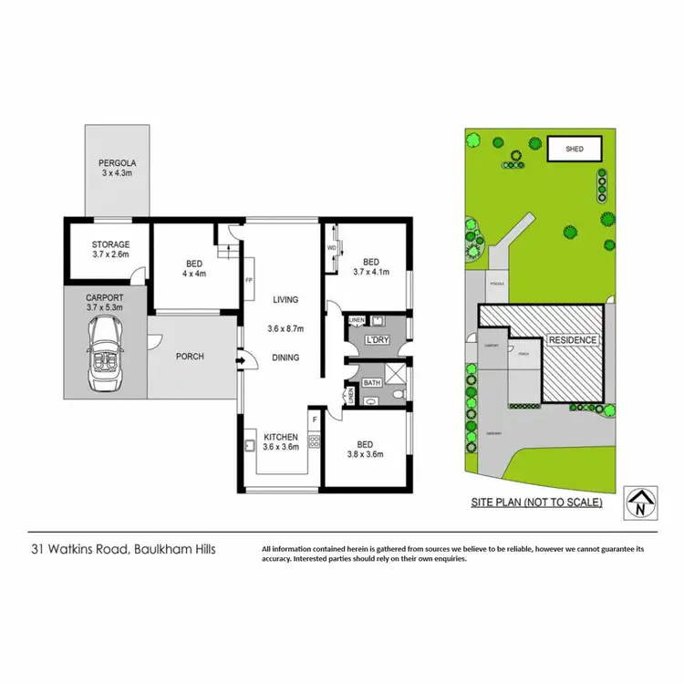 Floorplan of Homely house listing, 31 Watkins Road, Baulkham Hills NSW 2153