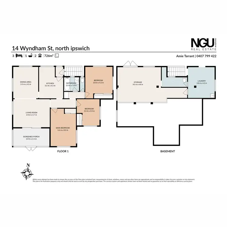 Floorplan of Homely house listing, 14 Wyndham Street, North Ipswich QLD 4305
