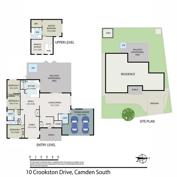 Floorplan of Homely house listing, 10 Crookston Drive, Camden South NSW 2570