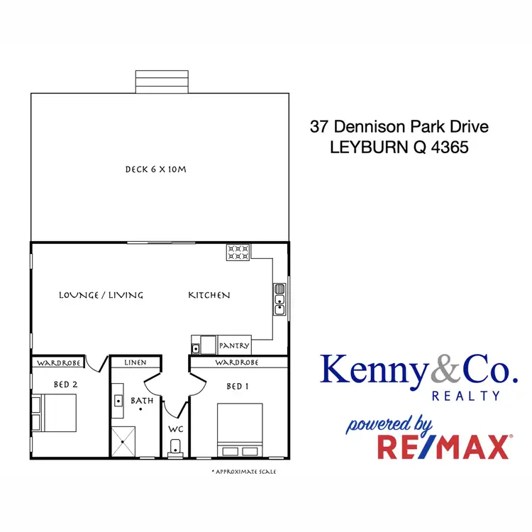 Floorplan of Homely rural property listing, 37 Dennison Park Drive, Leyburn QLD 4365