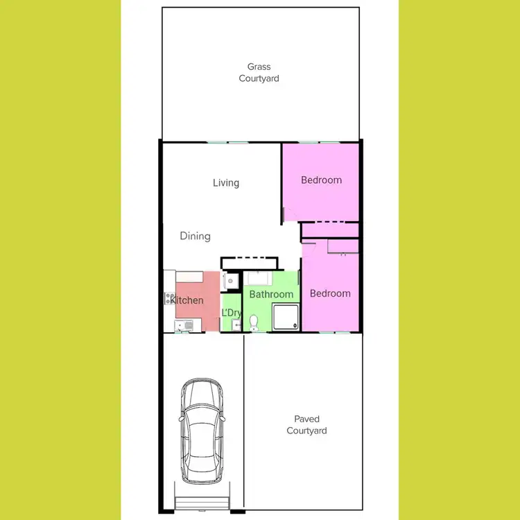 Floorplan of Homely unit listing, 2/12-16 Cannon Street, Manunda QLD 4870