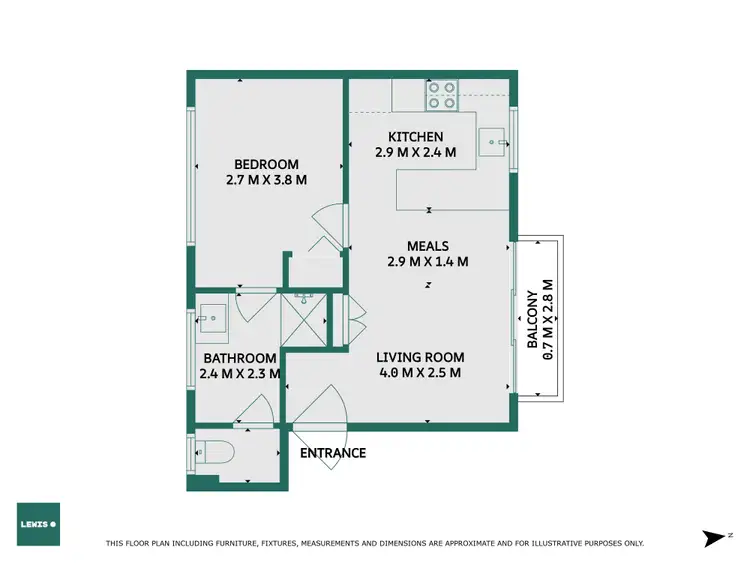 Floorplan of Homely apartment listing, 7/35 Staley Street, Brunswick VIC 3056