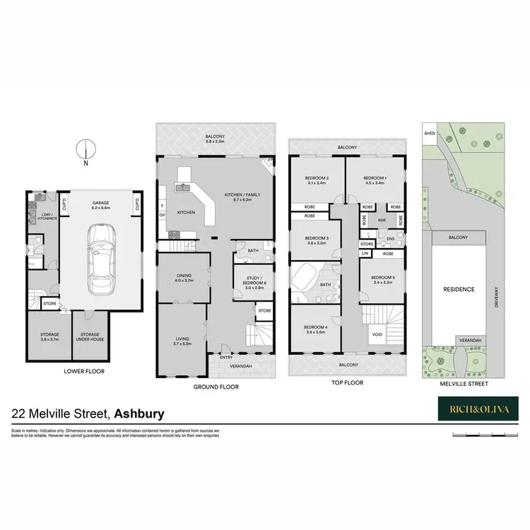 Floorplan of Homely house listing, 22 Melville Street, Ashbury NSW 2193