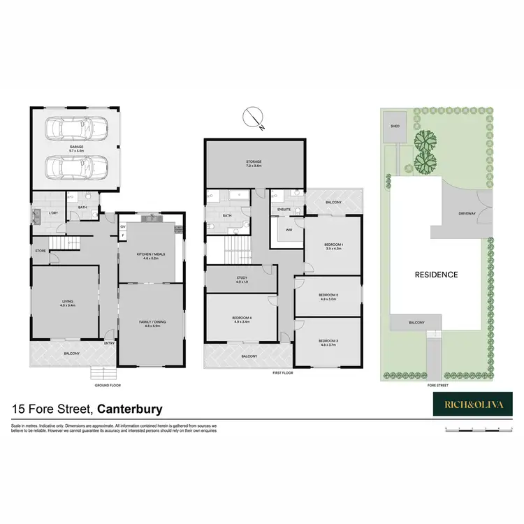 Floorplan of Homely house listing, 15 Fore Street, Canterbury NSW 2193