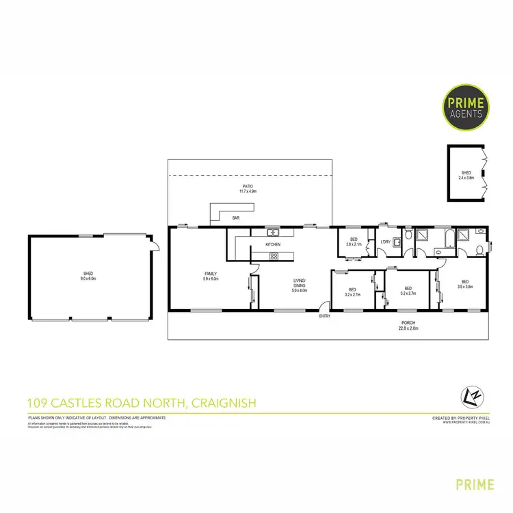 Floorplan of Homely house listing, 109 Castles Road North, Craignish QLD 4655