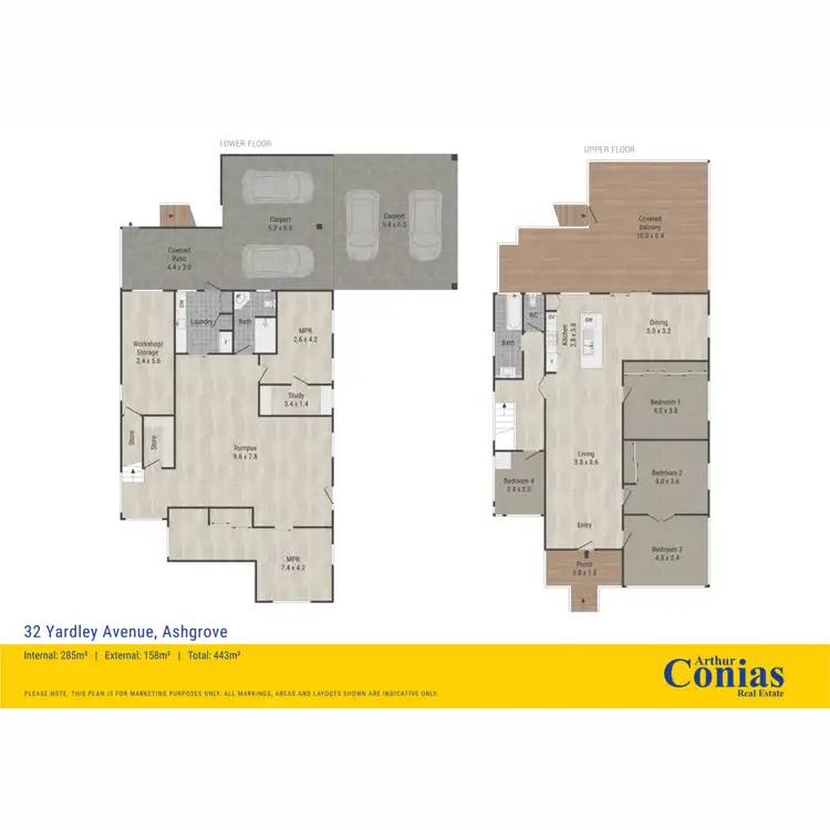Floorplan of Homely house listing, 32 Yardley Avenue, Ashgrove QLD 4060