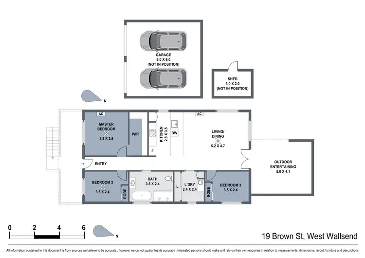 Floorplan of Homely house listing, 19 Brown Street, West Wallsend NSW 2286