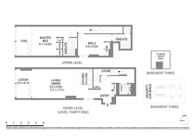 Floorplan of Homely apartment listing, 3102/101 Bathurst Street, Sydney NSW 2000