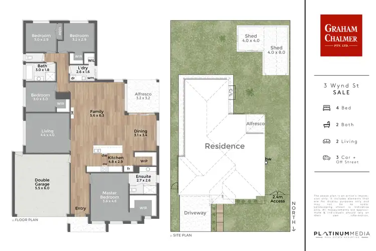 Floorplan of Homely house listing, 3 Wynd Street, Sale VIC 3850
