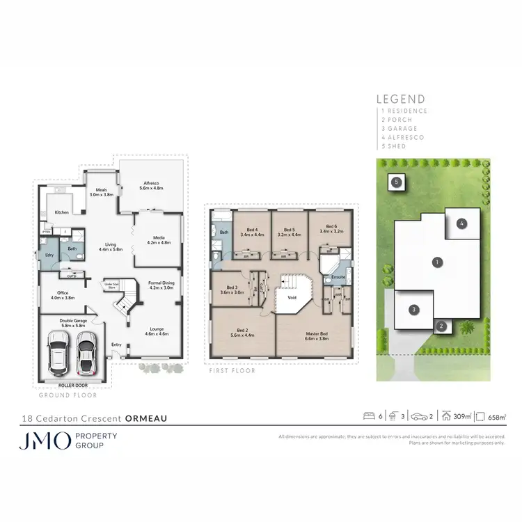 Floorplan of Homely house listing, 18 Cedarton Crescent, Ormeau QLD 4208