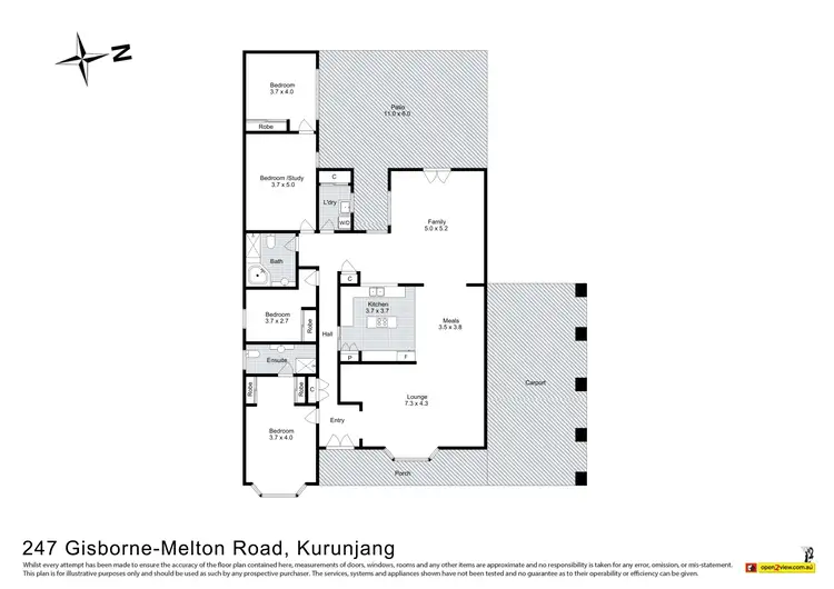 Floorplan of Homely house listing, 247 Gisborne- Melton Road, Kurunjang VIC 3337