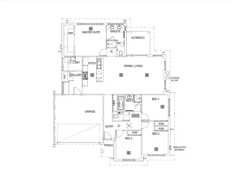 Floorplan of Homely house listing, 3 Siena Approach, Piara Waters WA 6112