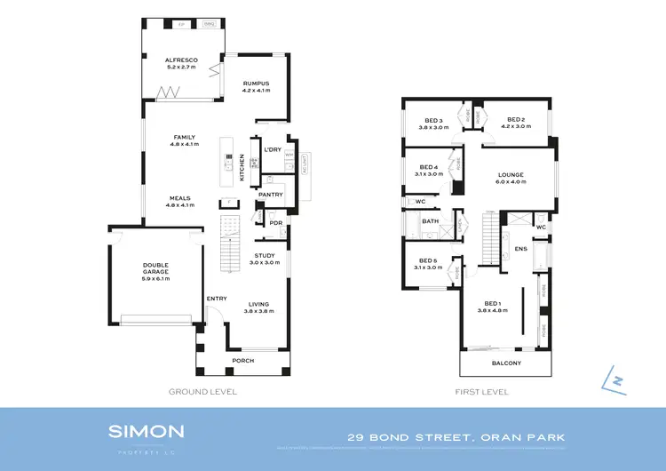 Floorplan of Homely house listing, 29 Bond Street, Oran Park NSW 2570