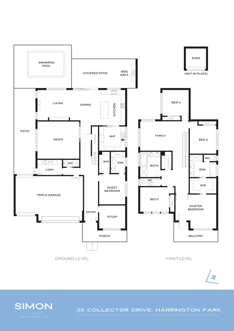 Floorplan of Homely house listing, 35 Collector Drive, Harrington Park NSW 2567