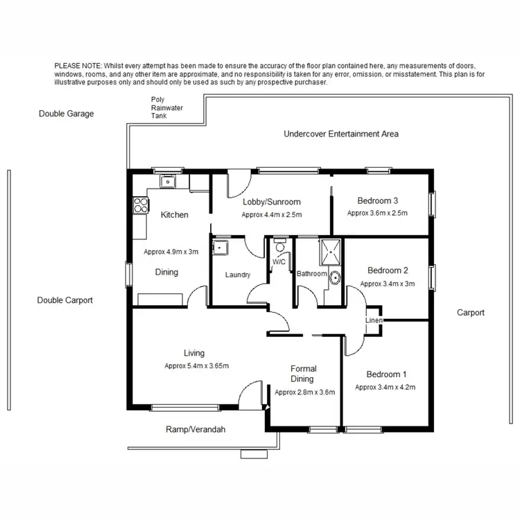 Floorplan of Homely house listing, 8 Moyle Street, Port Augusta SA 5700
