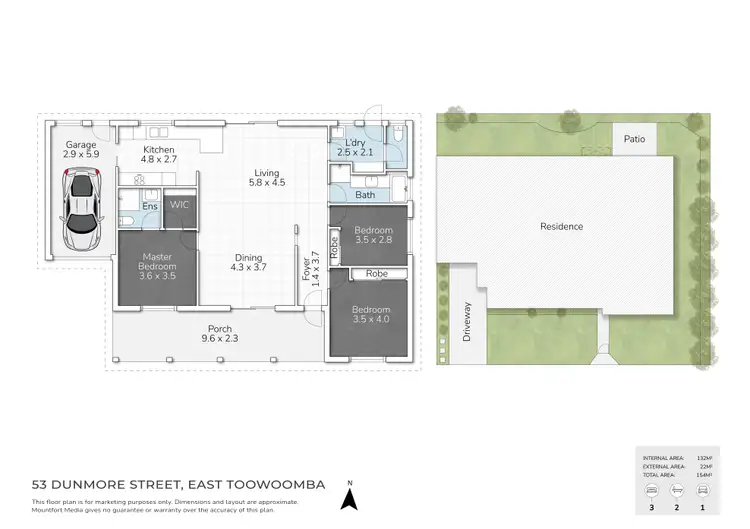 Floorplan of Homely house listing, 53 Dunmore Street, East Toowoomba QLD 4350