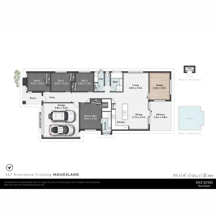 Floorplan of Homely house listing, 167 Riverstone Crossing, Maudsland QLD 4210