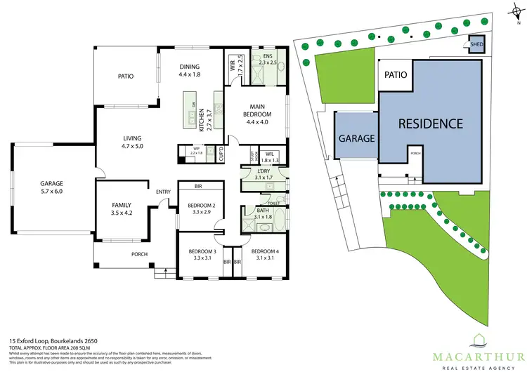 Floorplan of Homely house listing, 15 Exford Loop, Bourkelands NSW 2650