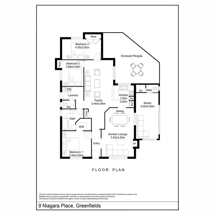 Floorplan of Homely house listing, 9 Niagara Place, Greenfields WA 6210