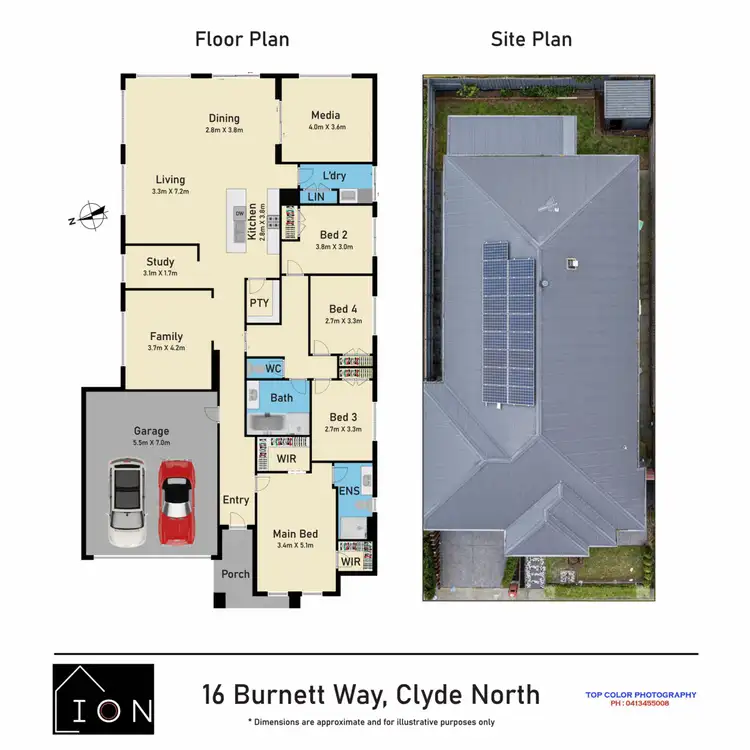 Floorplan of Homely house listing, 16 Burnett Way, Clyde North VIC 3978