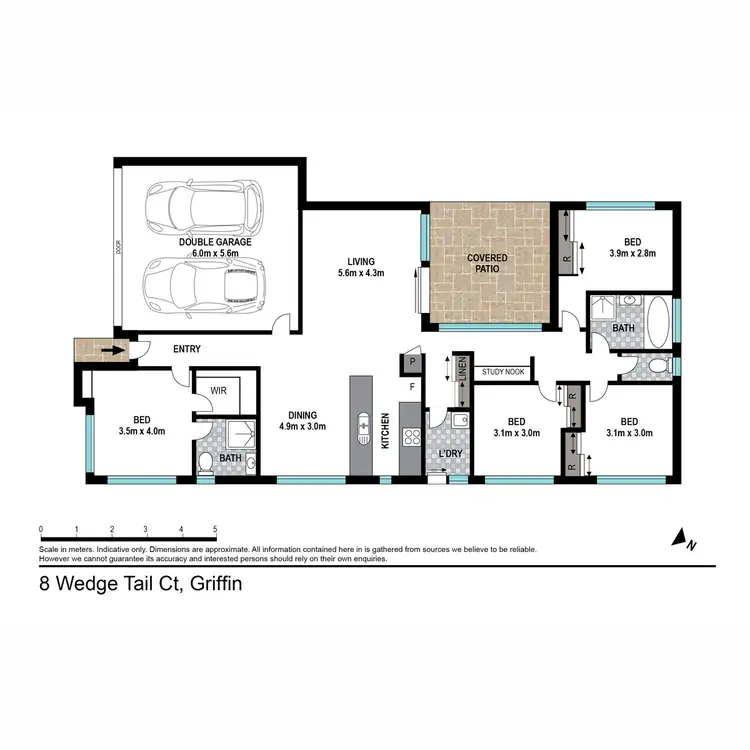 Floorplan of Homely house listing, 8 Wedge Tail Court, Griffin QLD 4503